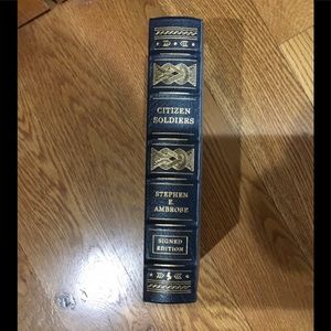 Signed 1sr edition by Stephen Ambrose leatherbound